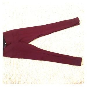Lysse Leggings in Maroon/Cranberry